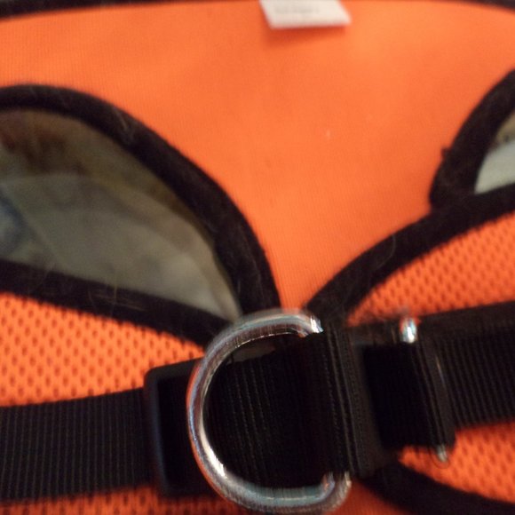 BARK APPEAL HARNESS - Bright Orange - with Velcro and clasp closure - Size XXL - Picture 3 of 5